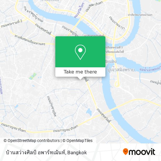 บ้านสว่างศิลป์ อพาร์ทเม้นท์ map