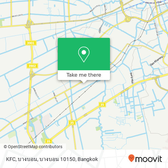 KFC, บางบอน, บางบอน 10150 map