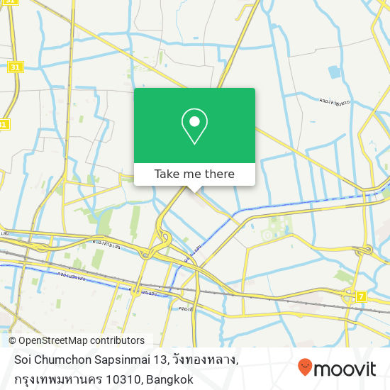 Soi Chumchon Sapsinmai 13, วังทองหลาง, กรุงเทพมหานคร 10310 map