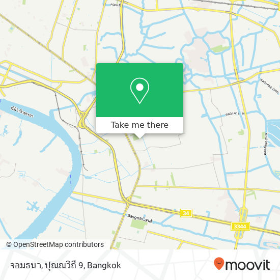 จอมธนา, ปุณณวิถี 9 map