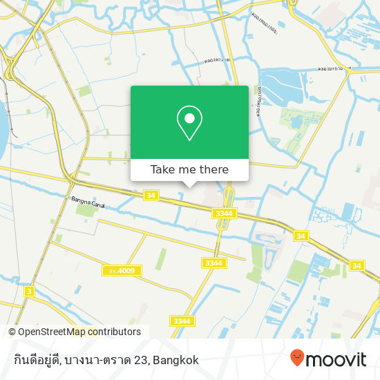 กินดีอยู่ดี, บางนา-ตราด 23 map