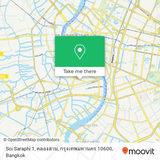 Soi Saraphi 1, คลองสาน, กรุงเทพมหานคร 10600 map