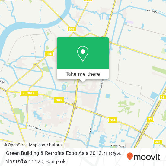 Green Building & Retrofits Expo Asia 2013, บางพูด, ปากเกร็ด 11120 map