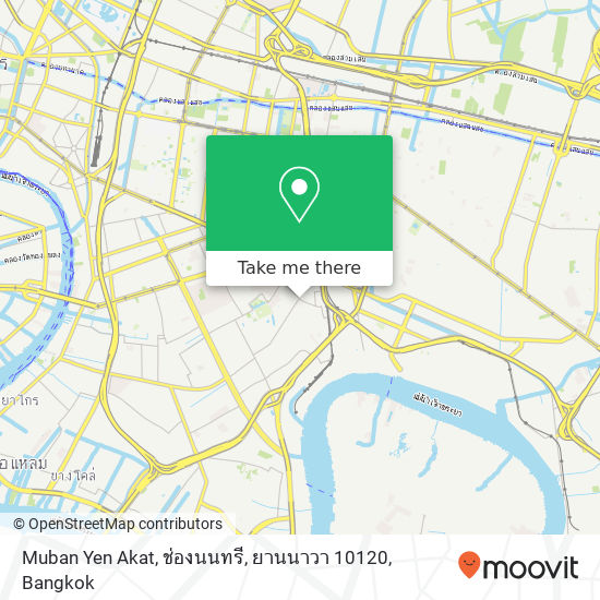 Muban Yen Akat, ช่องนนทรี, ยานนาวา 10120 map