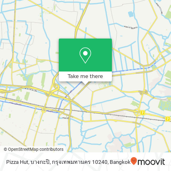 Pizza Hut, บางกะปิ, กรุงเทพมหานคร 10240 map