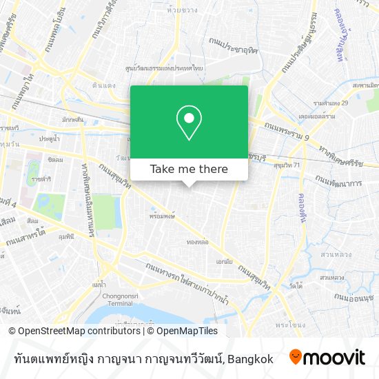 ทันตแพทย์หญิง กาญจนา กาญจนทวีวัฒน์ map