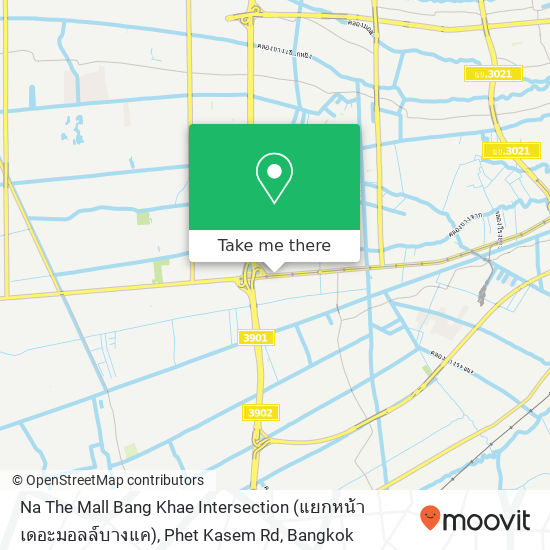 Na The Mall Bang Khae Intersection (แยกหน้าเดอะมอลล์บางแค), Phet Kasem Rd map