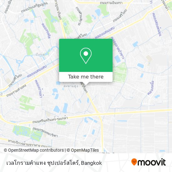 เวลโกรามคำแหง ซุปเปอร์สโตร์ map