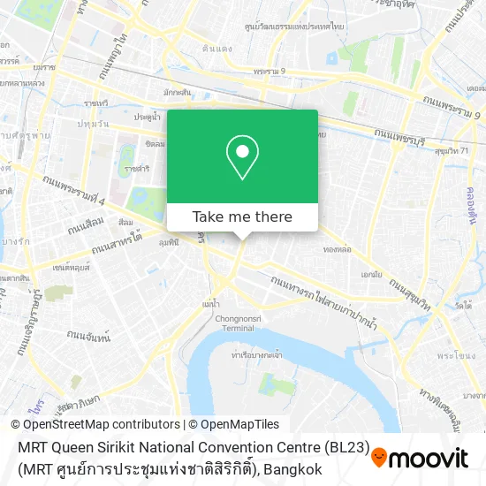 MRT Queen Sirikit National Convention Centre (BL23) (MRT ศูนย์การประชุมแห่งชาติสิริกิติ์) map