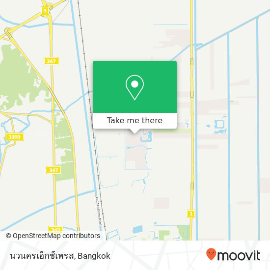 นวนครเอ็กซ์เพรส, ถนน นวนคร 20 map