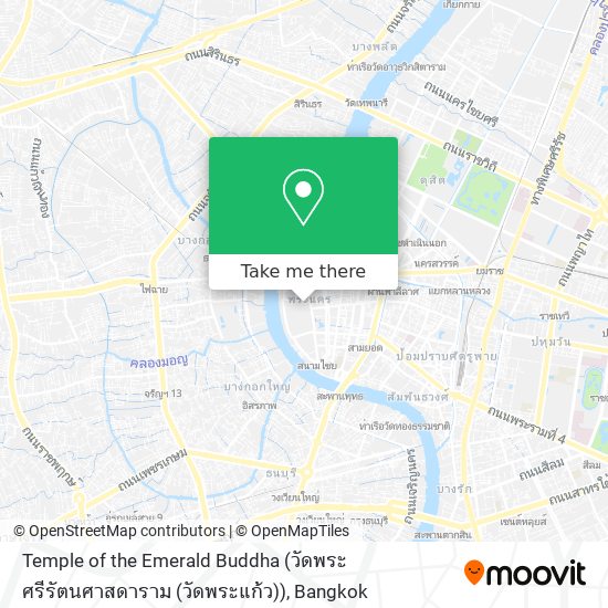 Temple of the Emerald Buddha (วัดพระศรีรัตนศาสดาราม (วัดพระแก้ว)) map
