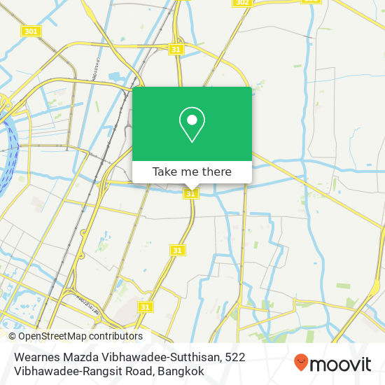 Wearnes Mazda Vibhawadee-Sutthisan, 522 Vibhawadee-Rangsit Road map