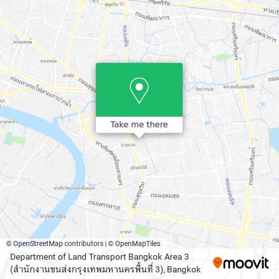 Department of Land Transport Bangkok Area 3 (สำนักงานขนส่งกรุงเทพมหานครพื้นที่ 3) map