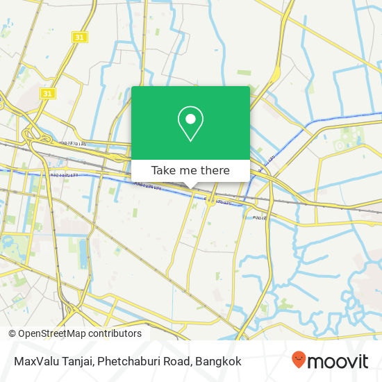 MaxValu Tanjai, Phetchaburi Road map