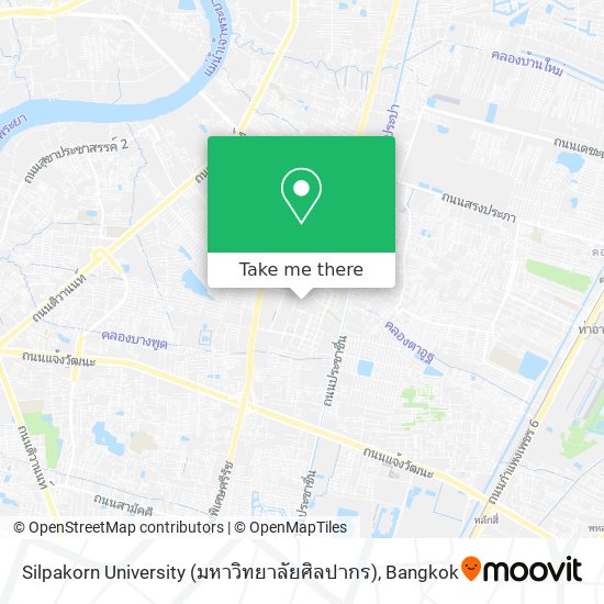 Silpakorn University (มหาวิทยาลัยศิลปากร) map