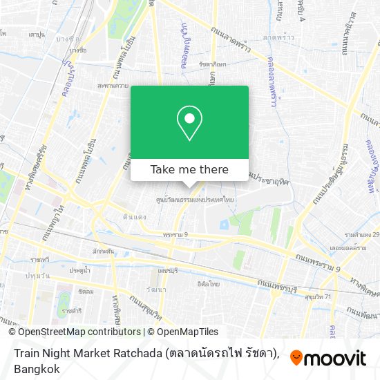 Train Night Market Ratchada (ตลาดนัดรถไฟ รัชดา) map
