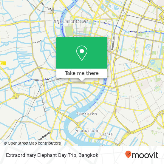 Extraordinary Elephant Day Trip map