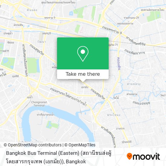 Bangkok Bus Terminal (Eastern) (สถานีขนส่งผู้โดยสารกรุงเทพ (เอกมัย)) map