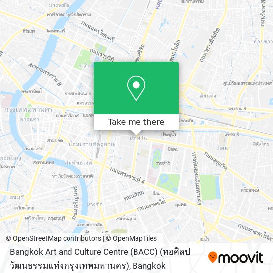 Bangkok Art and Culture Centre (BACC) (หอศิลปวัฒนธรรมแห่งกรุงเทพมหานคร) map
