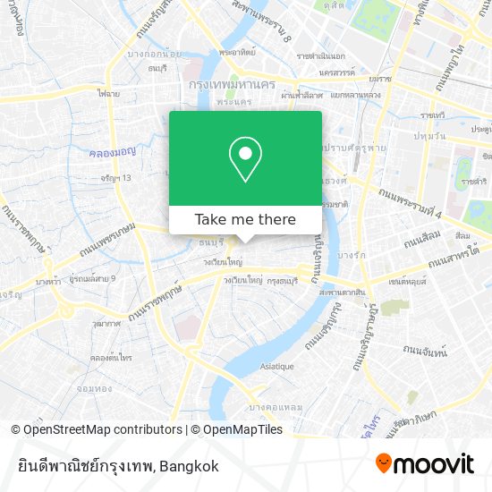 ยินดีพาณิชย์กรุงเทพ map