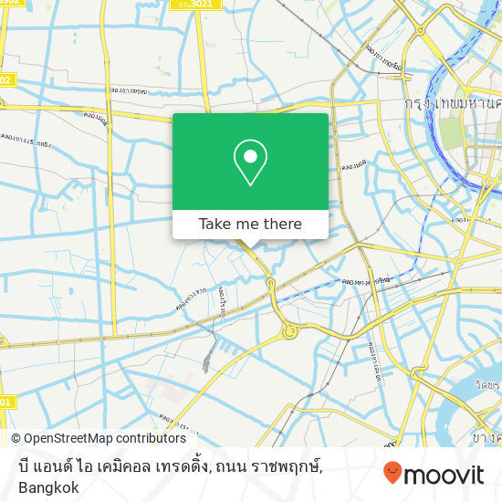 บี แอนด์ ไอ เคมิคอล เทรดดิ้ง, ถนน ราชพฤกษ์ map