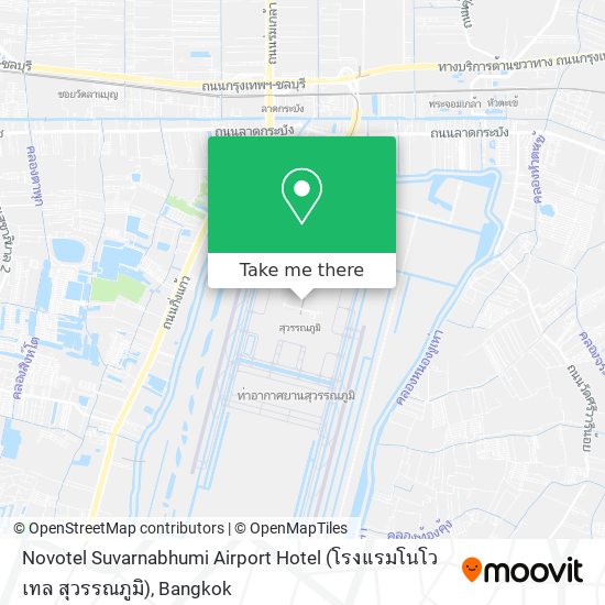 Novotel Suvarnabhumi Airport Hotel (โรงแรมโนโวเทล สุวรรณภูมิ) map