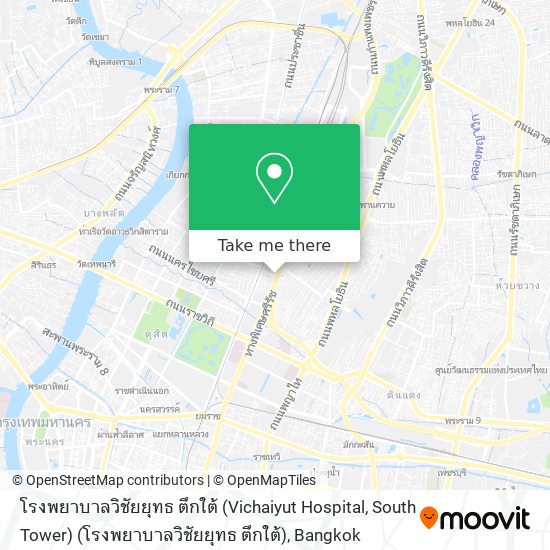 โรงพยาบาลวิชัยยุทธ ตึกใต้ (Vichaiyut Hospital, South Tower) (โรงพยาบาลวิชัยยุทธ ตึกใต้) map