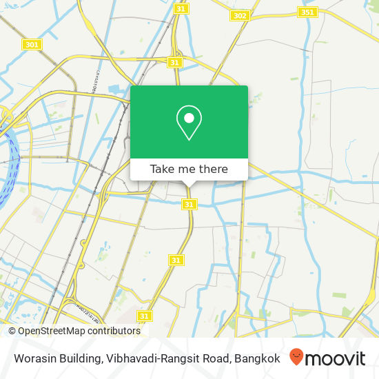 Worasin Building, Vibhavadi-Rangsit Road map