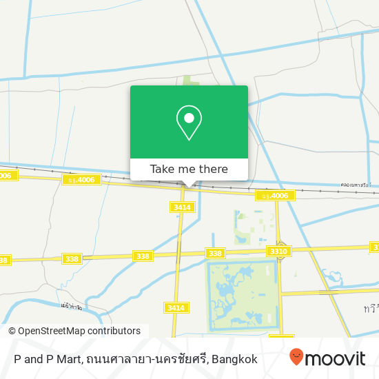 P and P Mart, ถนนศาลายา-นครชัยศรี map