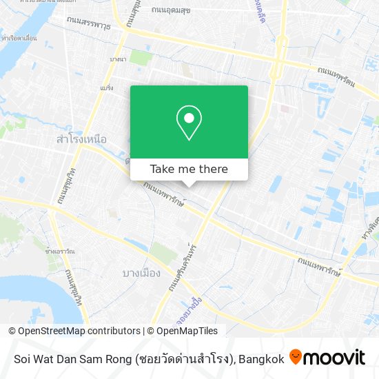 Soi Wat Dan Sam Rong (ซอยวัดด่านสำโรง) map
