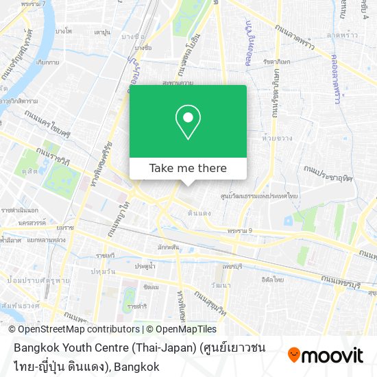 Bangkok Youth Centre (Thai-Japan) (ศูนย์เยาวชน ไทย-ญี่ปุ่น ดินแดง) map