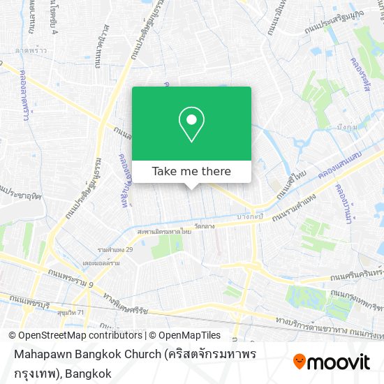 Mahapawn Bangkok Church (คริสตจักรมหาพรกรุงเทพ) map