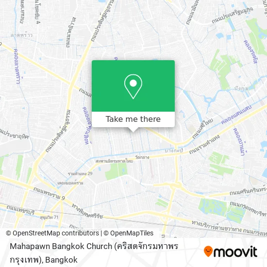 Mahapawn Bangkok Church (คริสตจักรมหาพรกรุงเทพ) map