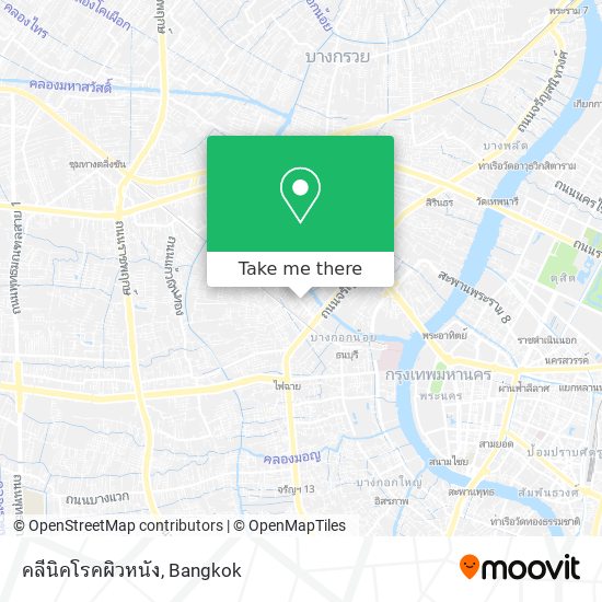 คลีนิคโรคผิวหนัง map