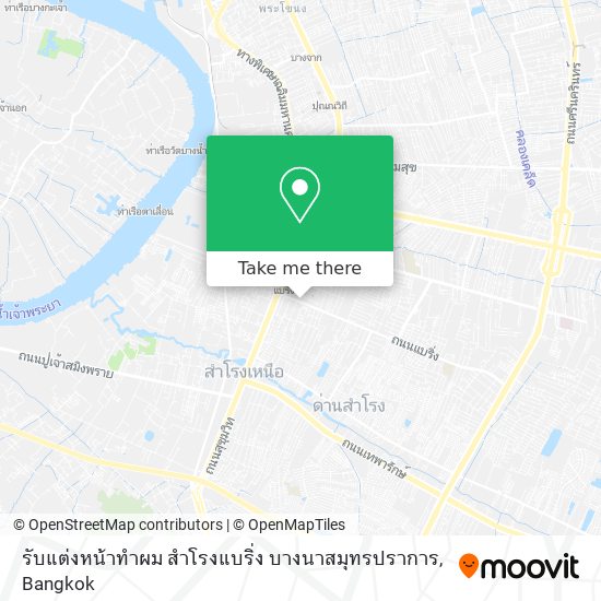 รับแต่งหน้าทำผม สำโรงแบริ่ง บางนาสมุทรปราการ map