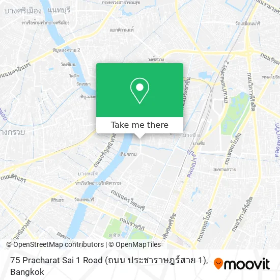 75 Pracharat Sai 1 Road (ถนน ประชาราษฎร์สาย 1) map
