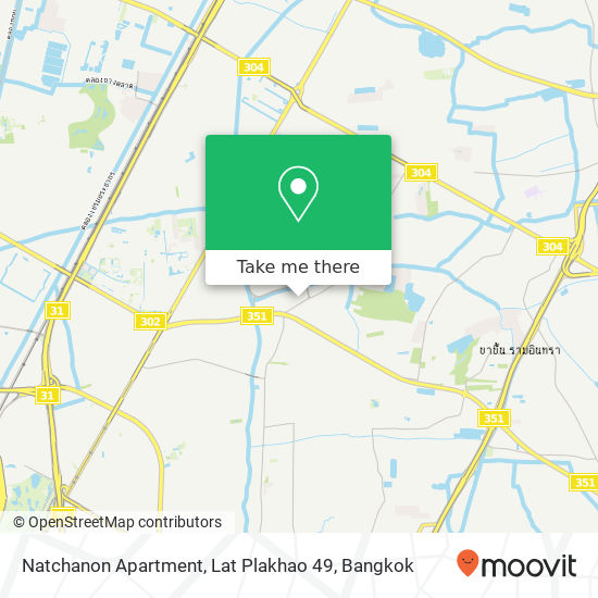 Natchanon Apartment, Lat Plakhao 49 map