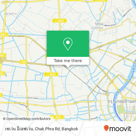 เซเว่น อีเลฟเว่น, Chak Phra Rd map
