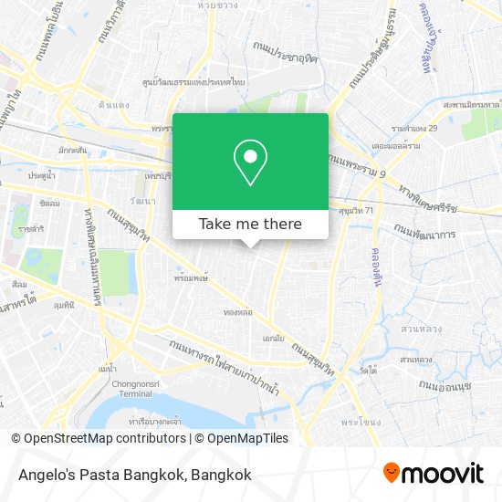 Angelo's Pasta Bangkok map