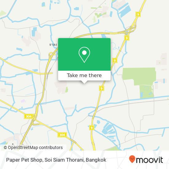 Paper Pet Shop, Soi Siam Thorani map