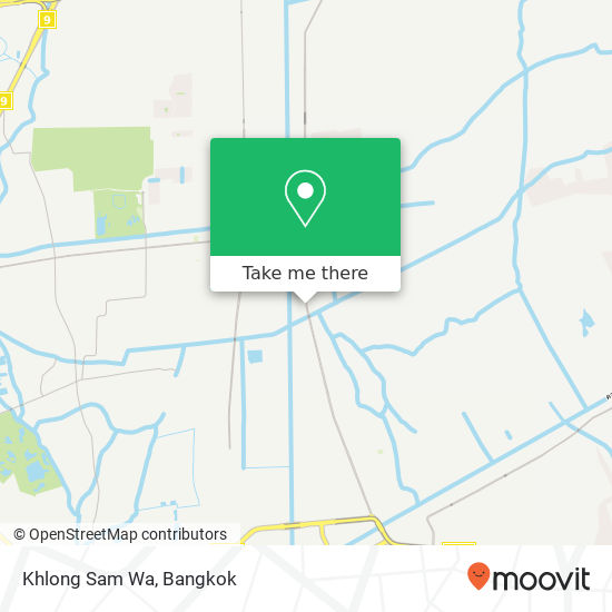 Khlong Sam Wa map