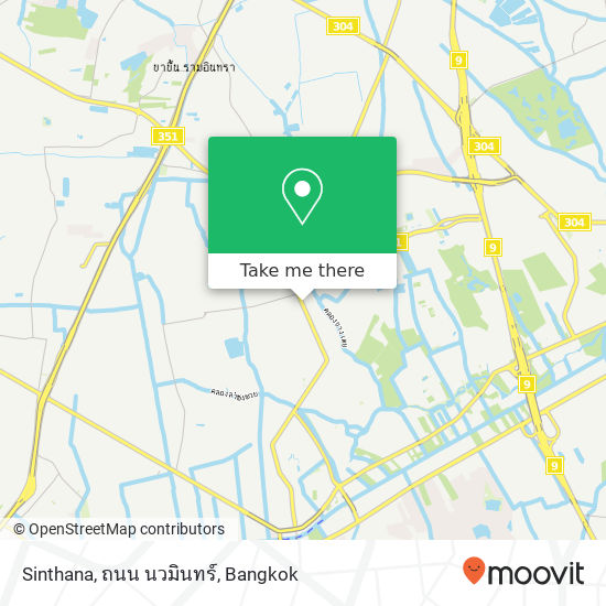 Sinthana, ถนน นวมินทร์ map