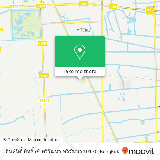 อินฟินิตี้ ฟิทติ้งซ์, ทวีวัฒนา, ทวีวัฒนา 10170 map