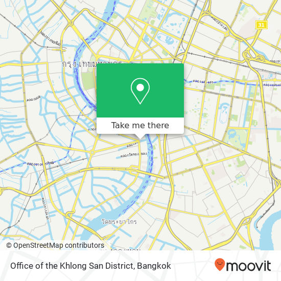 Office of the Khlong San District map