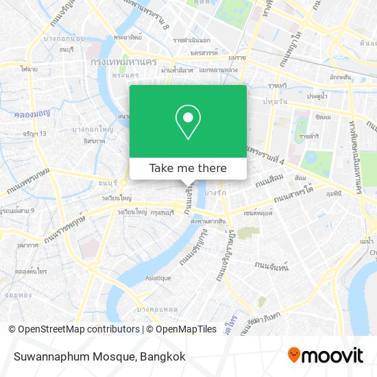 Suwannaphum Mosque map