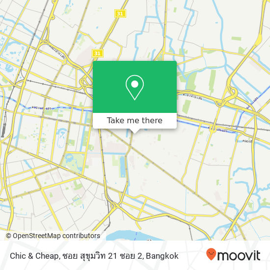 Chic & Cheap, ซอย สุขุมวิท 21 ซอย 2 map