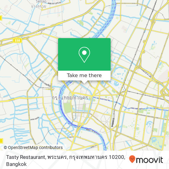 Tasty Restaurant, พระนคร, กรุงเทพมหานคร 10200 map