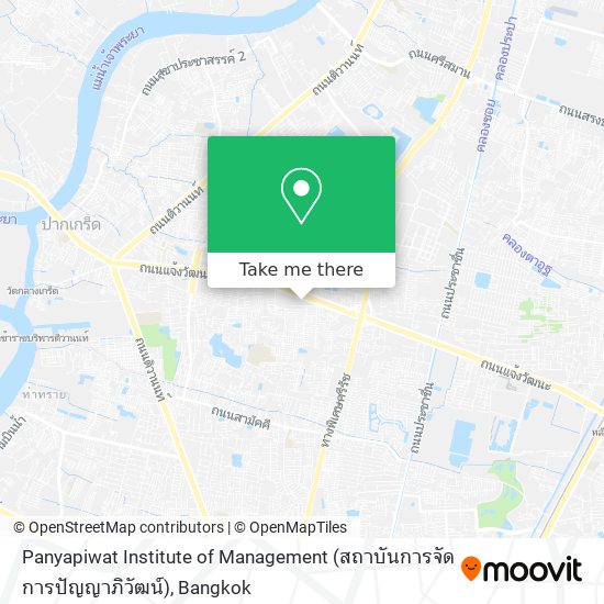 Panyapiwat Institute of Management (สถาบันการจัดการปัญญาภิวัฒน์) map