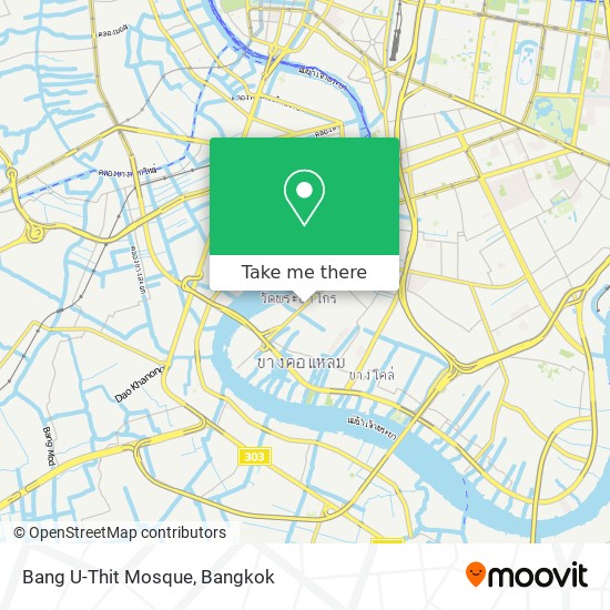 Bang U-Thit Mosque map