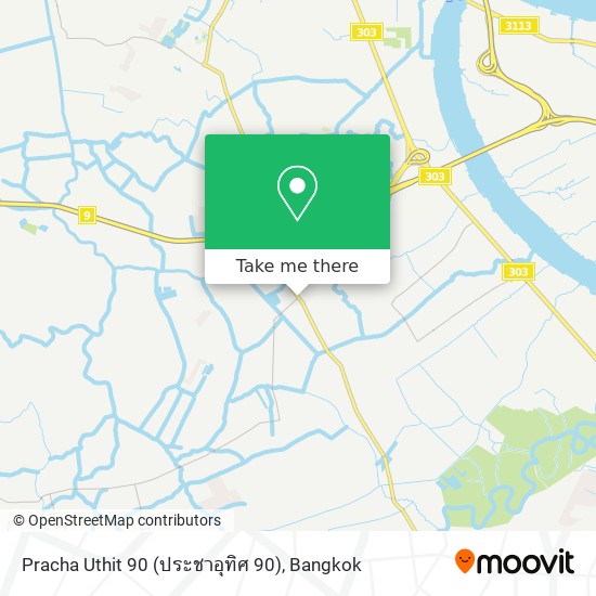 Pracha Uthit 90 (ประชาอุทิศ 90) map